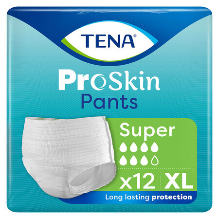 Tena Pants ProSkin, slip assorbenti, taglia XL, 120-160 cm, Super, 12 pezzi