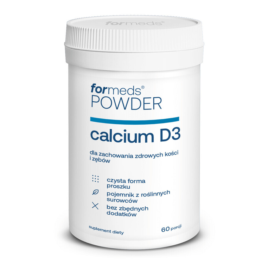 ForMeds Calcium D3 en poudre, 78 g