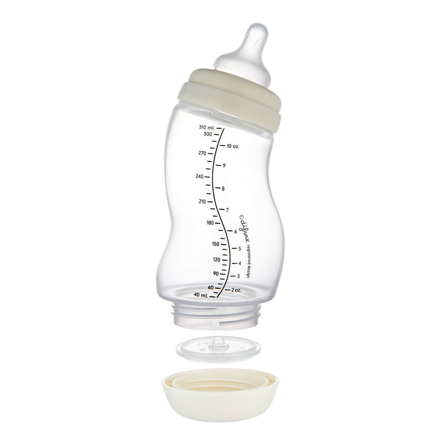 Canpol Babies, biberon anticolica S-Shape, bocca larga, PP, 24/200, 310 ml