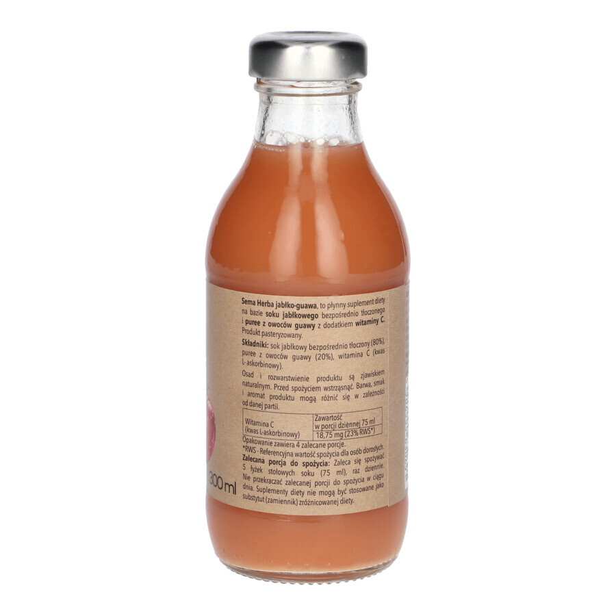 Sema Herba Apple Guava, juice, 300 ml