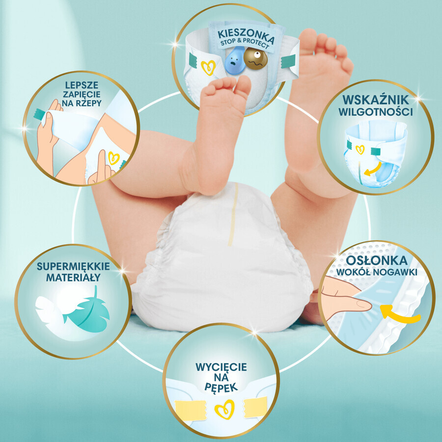 Pampers Premium Care, luiers, maat 2, 4-8 kg, 224 stuks