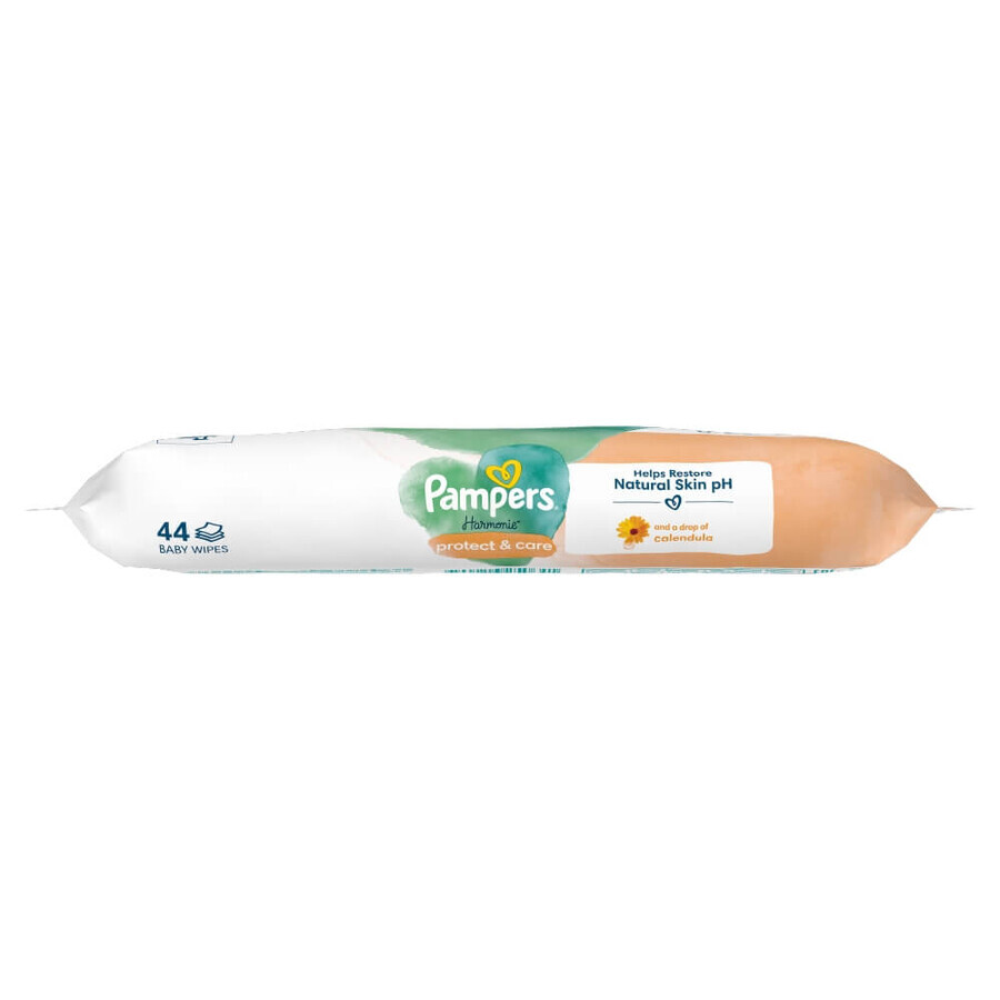 Pampers Harmonie Protect & Care, vochtige doekjes, 44 stuks