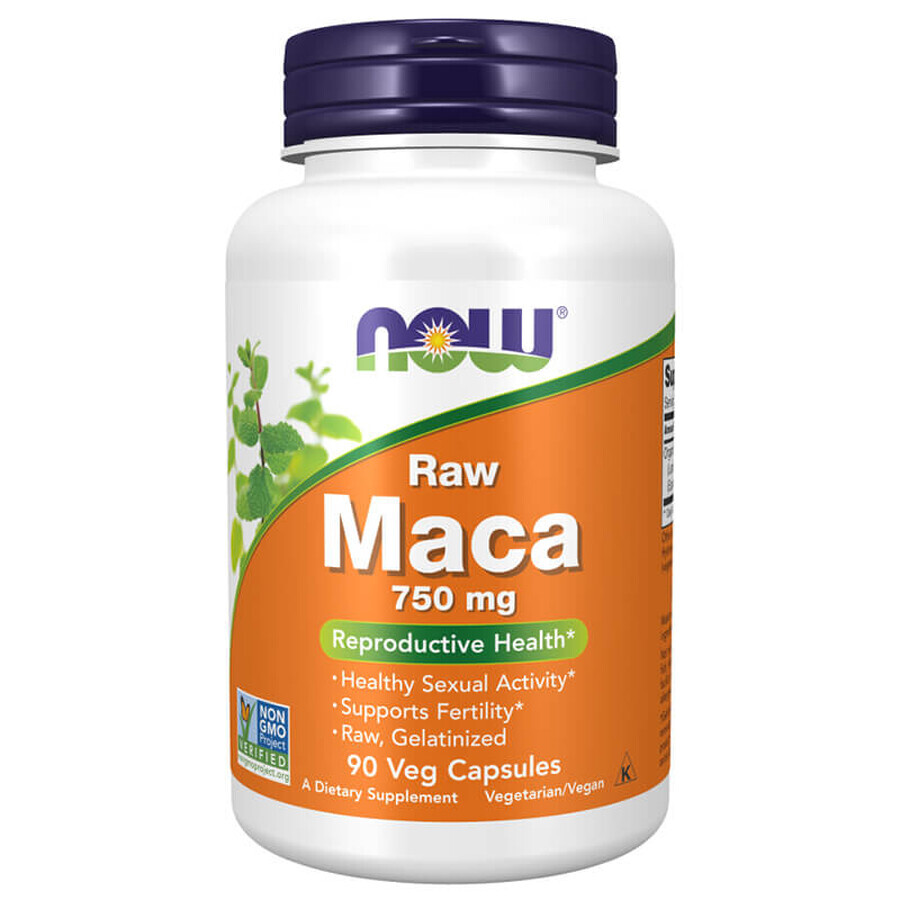 Now Foods Maca 750 mg, 90 capsule