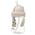 AKUKU, bottle with retractable straw, owl, from 9 months, 300 ml