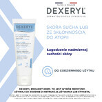 Dexeryl crème émolliente pour peau sèche, 50 g