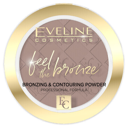 Eveline Cosmetics Feel The Bronze, bronzing poeder, 01 Milky Way, 4 g