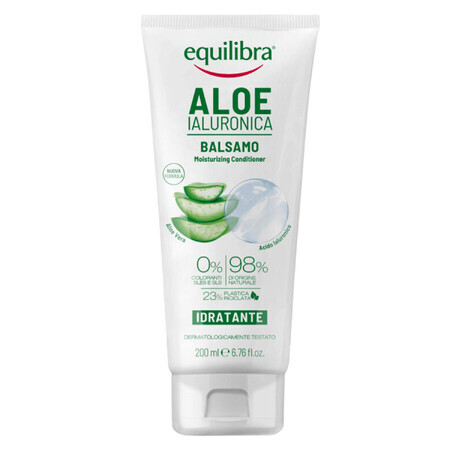 Equilibra Aloe, après-shampooing hydratant, aloe vera, 200 ml