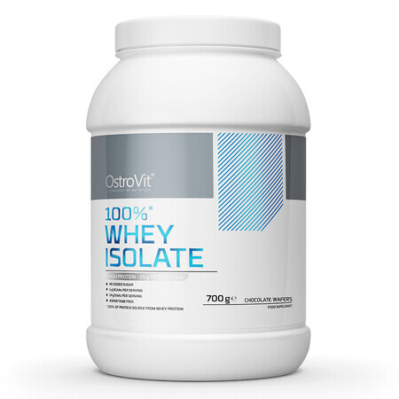 OstroVit 100% Whey Isolate, chocolate flavor, 700 g