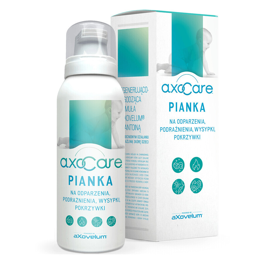 AxoCare, foam for rashes, rashes, rashes, rashes, hives, 85 ml