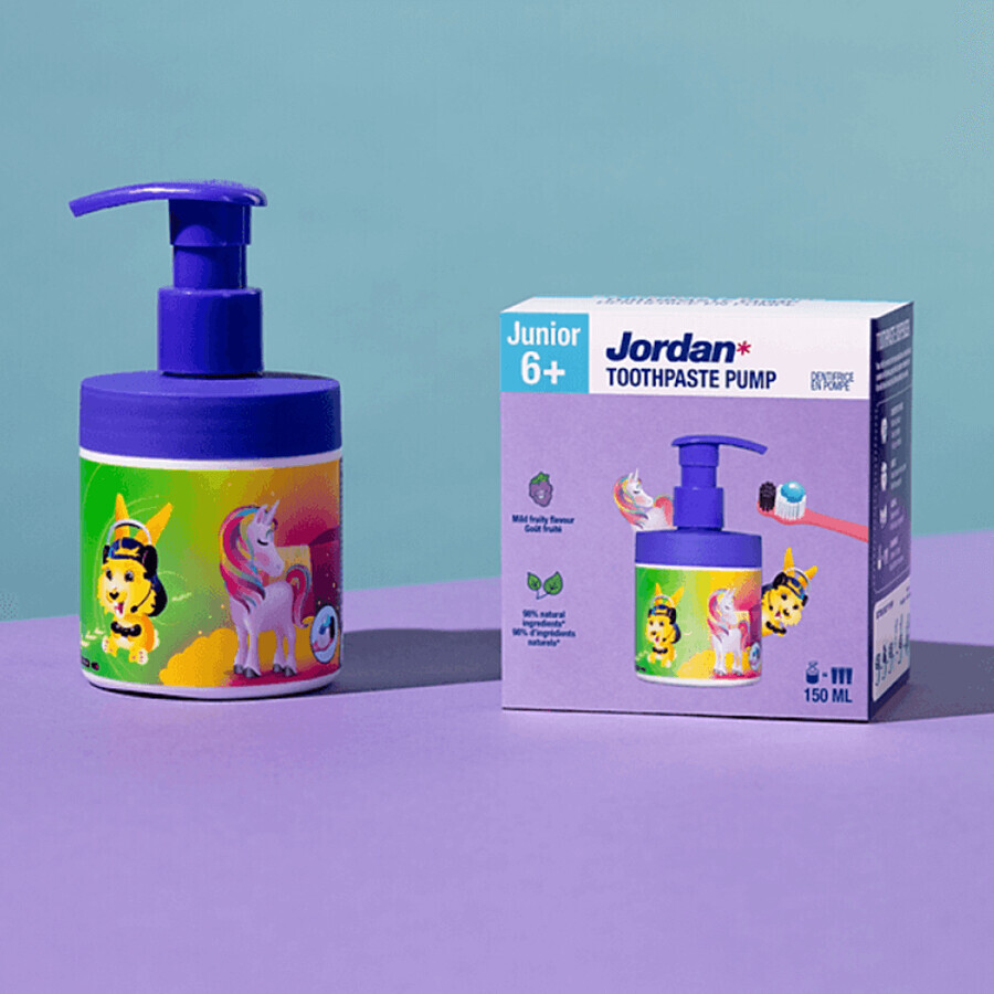 Jordan Junior, pump paste, over 6 years, 150 ml