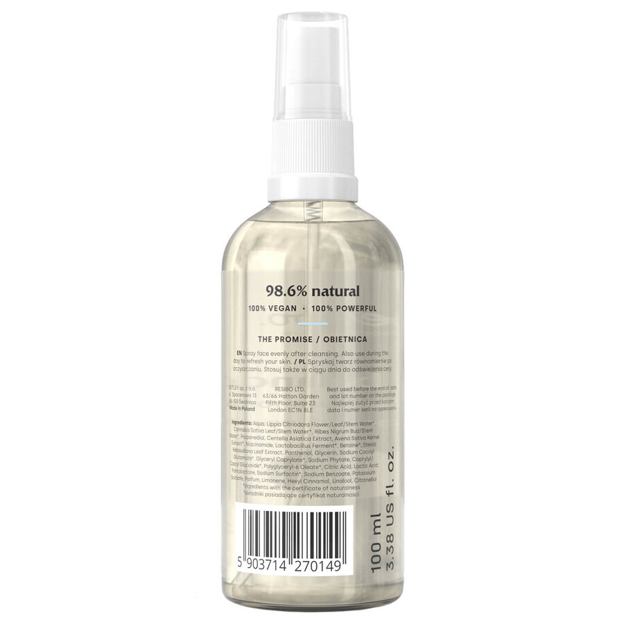 Resibo Mr Balance, spray tonificante e regolatore, 100 ml