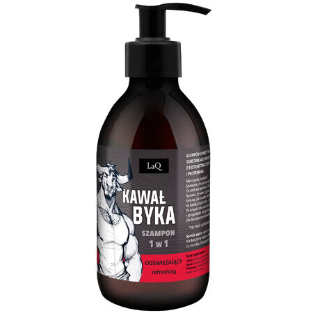 LaQ, shampoo per capelli, Bull's Piece, 300 ml