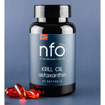 NFO Krill Oil Astaxanthin, krill oil with astaxanthin, 60 softgels