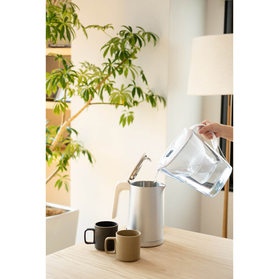 Brita Marella, caraffa con filtro 2,4 l, bianco + filtro Maxtra Pro Pure Performance, 1 pz.