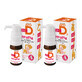 Set di gocce ApoD3, vitamina D3 400 UI per neonati e bambini dal primo giorno di vita, 2 x 10 ml