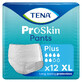 Tena Pants ProSkin, slip assorbenti, taglia XL, 120-160 cm, Plus, 12 pezzi