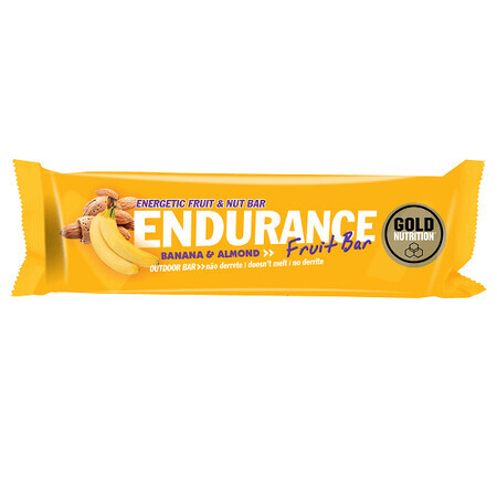 Endurance Fruit Bar Banana, 40g, Gold Nutrition