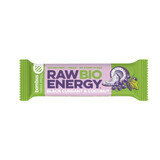 Energizing bar with blackcurrant and coconut, 50 gr, Raw Energy