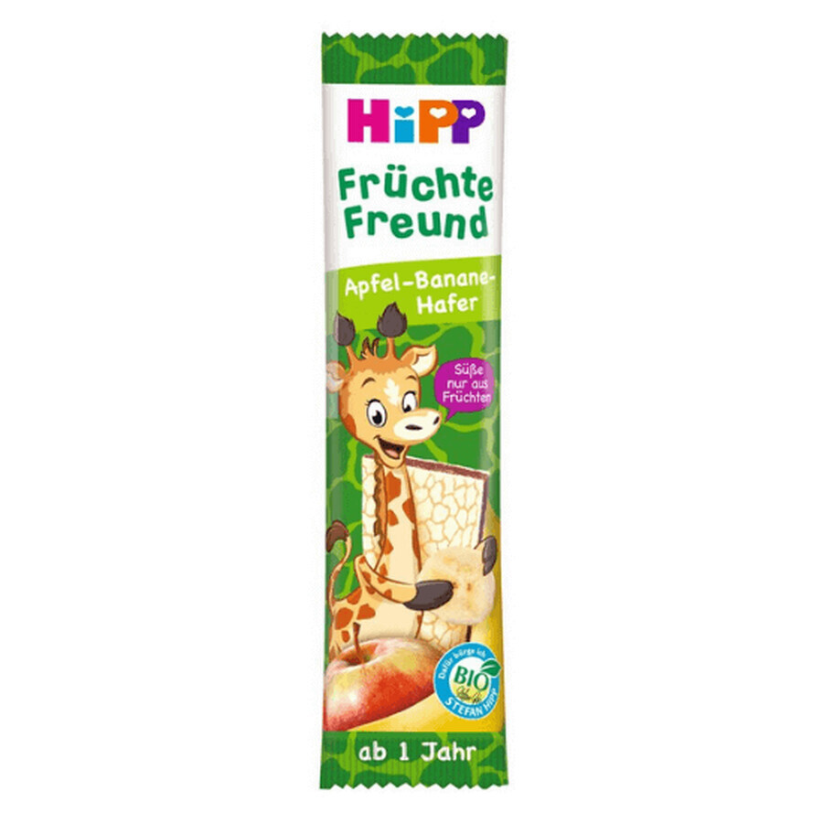 Barretta Fruit Friend con mela-banana-avena, 23 gr, Hipp