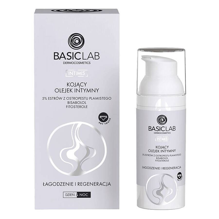 BasicLab Intimis, olio intimo lenitivo, 50 ml