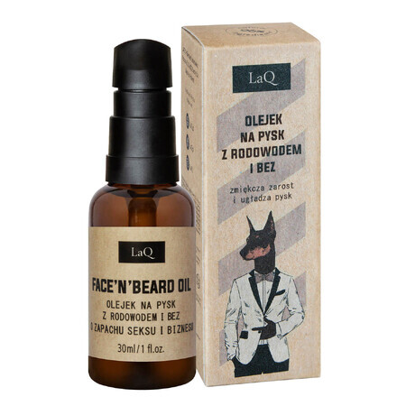 LaQ aftershave and beard oil, Doberman, 30 ml