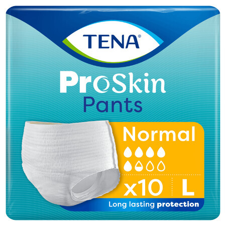 Tena Pants ProSkin, absorberende slip, maat L, 100-135 cm, Normaal, 10 stuks