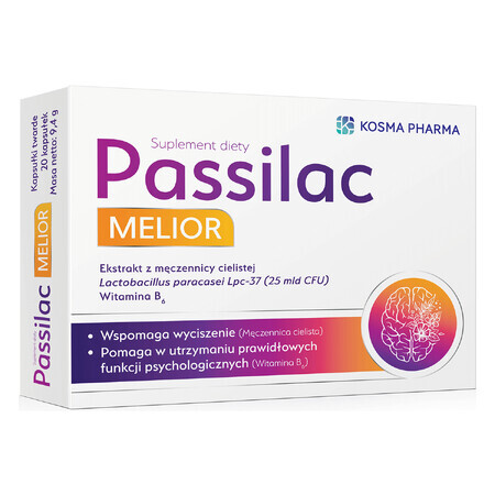 Kosma Pharma Passilac Melior, 20 capsule