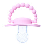 Luu Kids, ciuccio, posizionamento, silicone, Pink A Boo, 0-3 mesi, 1 pezzo