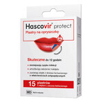 Hascovir Protect, plasturi pentru herpes, 15 buc