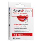 Hascovir Protect, plasturi pentru herpes, 15 buc