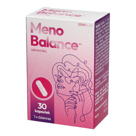 SEMA Lab MenoBalance, 30 hard capsules