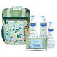 Mustela Layout Backpack, gel lavante, 500 ml + acqua detergente, 500 ml + latte per il corpo, 300 ml + salviette umidificate, 60 pezzi