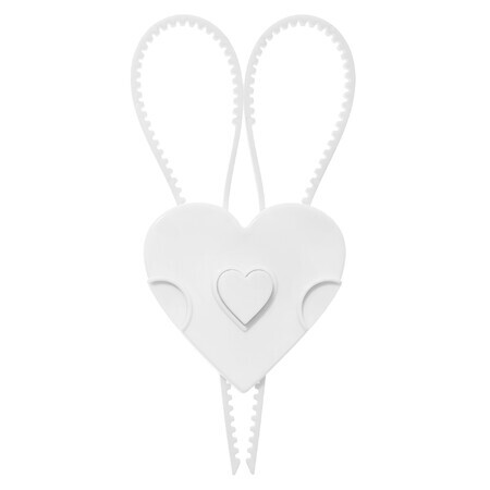 Bocioland, elastic padlock, heart, from 3 years, 1 pc