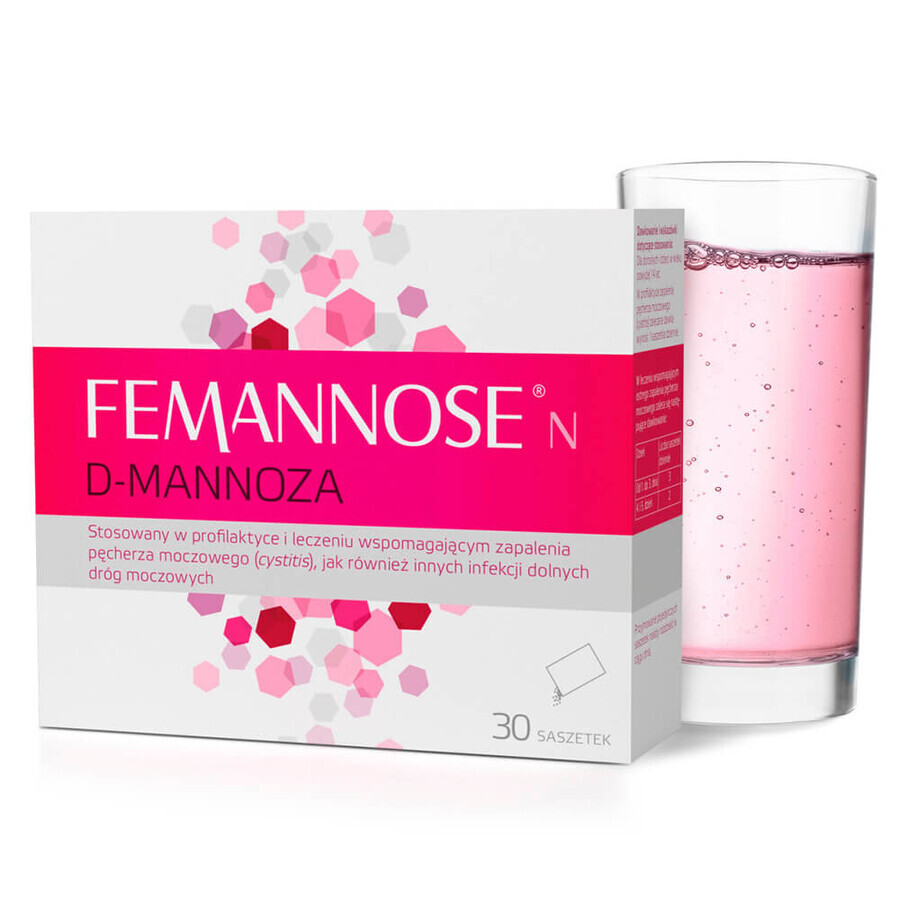 Femannose N, D-Mannose, 30 Portionsbeutel