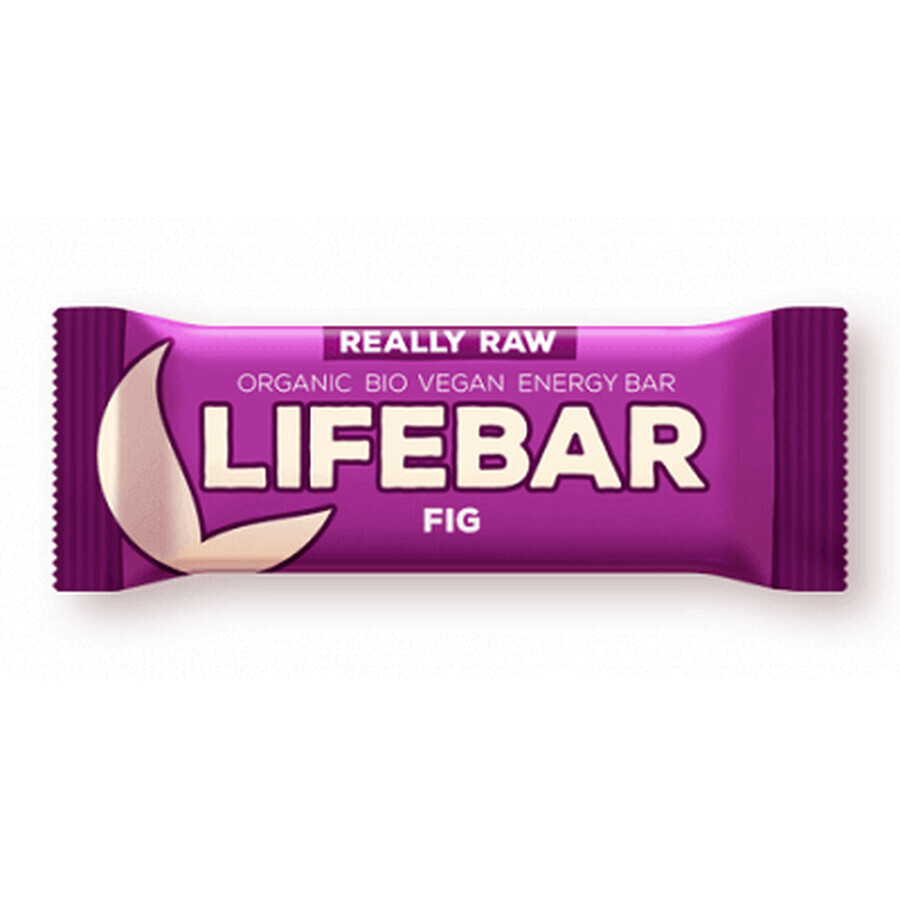 Barretta cruda con fichi, 47 g, Lifebar