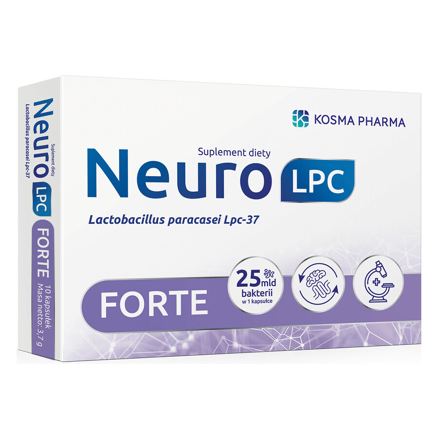 Kosma Pharma NeuroLPC Forte, 10 capsule