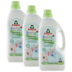 Frosch Baby set, concentrato per il lavaggio dei vestiti per bambini, 3 x 1500 ml