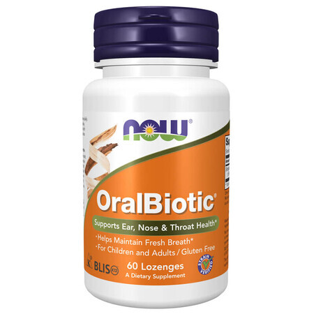 Now Foods OralBiotic, 60 pillole