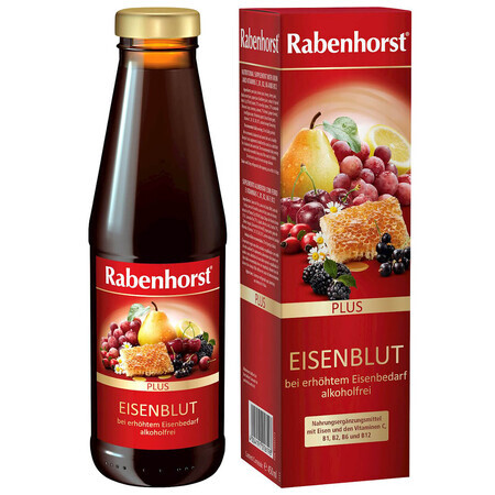 Bevanda Rabenhorst alla frutta e alle erbe con ferro e vitamine, 450 ml