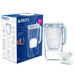 Brita Glass, ulcior cu filtru din sticlă de 2,5 l + filtru Maxtra Pro Pure Performance, 1 buc