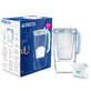 Brita Glass, caraffa filtrante in vetro da 2,5 litri + filtro Maxtra Pro Pure Performance, 1 pz.