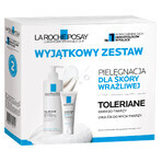 Set La Roche-Posay Toleriane, gentle cleansing emulsion for sensitive facial skin, 400 ml + Sensitive moisturizing cream, 40 ml