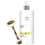 Apis Professional Ceramide Repair, emulsione detergente delicata per il viso con ceramidi e beta-glucano, 500 ml + massaggio viso alla giada, 1 omaggio