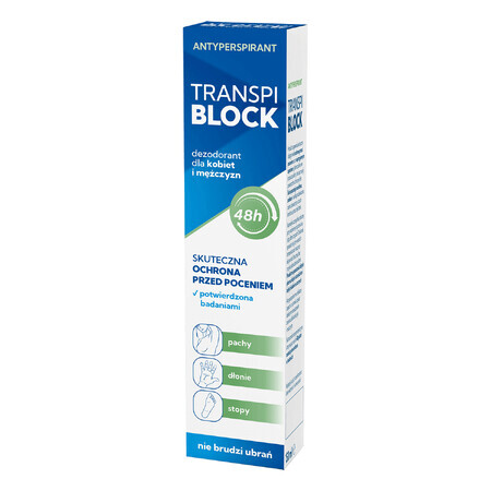 Transpiblock, deodorante, 150 ml