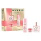 Nuxe Bestsellers set Huile Prodigieuse Florale, olio secco, 50 ml + acqua micellare lenitiva 3 in 1, 100 ml + balsamo labbra alla rosa, 15 g