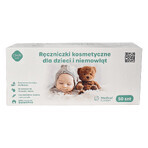 Set di asciugamani medicali in cotone per neonati e bambini, 23 x 20 cm, 100% cotone, dalla nascita, 6 x 50 pezzi