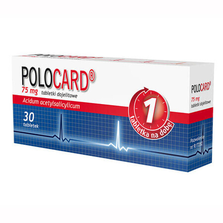 Polocard 75 mg, 30 compresse enterali