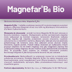 Magnefar B6 Bio 60 mg + 6,06 mg, 60 compresse rivestite con film