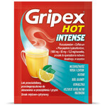 Gripex Hot Intense 1 g + 50 mg + 12.2 mg, 12 sachets