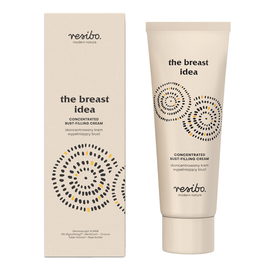 Resibo The Breast Idea, crema concentrata per il riempimento del seno, 75 ml